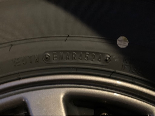 ダンロップタイヤ&ホイール5本セット新車はずし