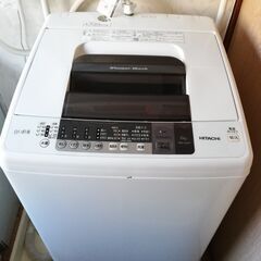 HITACHI 洗濯機 2016年製 6kg ピュアホワイト NW-6WY