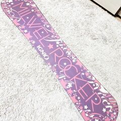 スノーボード IGNIO 138cm ロッカーボード WAX済の画像