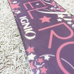 スノーボード IGNIO 138cm ロッカーボード WAX済の画像