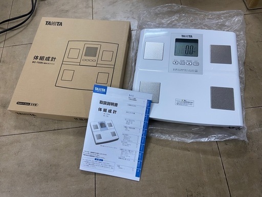 美品 タニタ 体組成計 BC-705N-WH(ホワイト) 2023年式 通電 動作確認済み 最終値下げ‼️