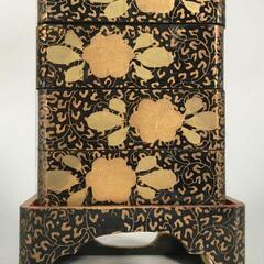 雛人形用ヴィンテージ木製重箱ミニ家具 #1970年代の画像