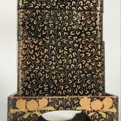 雛人形用ヴィンテージ木製重箱ミニ家具 #1970年代の画像