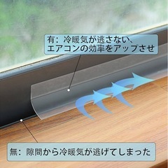 3M 透明テープ エアコン効率アップ用の画像