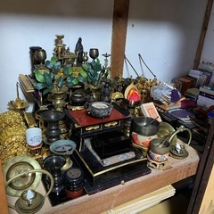 【処分予定・お早めに・引き取り限定・大量仏具】