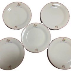 たち吉　 平皿 プレート　23×2.5  食器 プレート　Original Design 5枚の画像