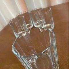 タンブラー グラス　5個セット　9.5×6.5の画像