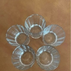 タンブラー グラス　5個セット　9.5×6.5の画像