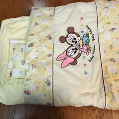 ベビー布団、枕つき