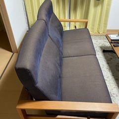 karimoku ダークネイビー 2人掛けソファ
