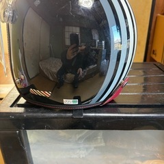 取引お話中、バイクヘルメットの画像