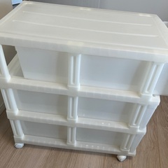 3段収納ケースの画像