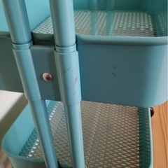 イケア 3段ワゴン　IKEA  ターコイズの画像