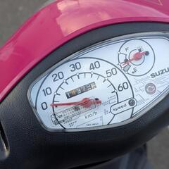 スズキ レッツ 現行型 実動 CA4AA 新品リアタイヤ 検) ジョルノ dio トゥデイ ビーノ v50 ca42a ca44a ca47a LETSの画像