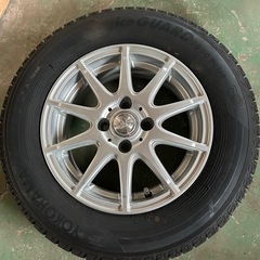 185/70R14⭐️18年製スタッドレス⭐️YOKOHAMAバリ目4本屋根下保管