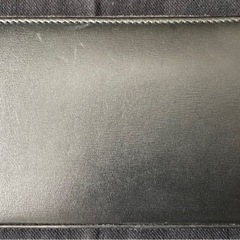 SAINT LAURENT PARIS 長財布 レザー 黒の画像