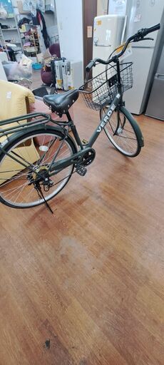 リサイクルショップどりーむ天保山店　No1518   　自転車　２７インチ　LEDオートライト・切り替え・カギ付き・塗装済　写真参照
