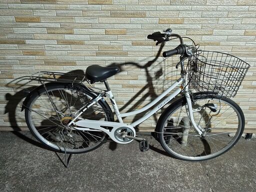 中古自転車 6段変速 27インチ LEDオートライト 軽整備済み 防犯登録対応 町田市 相模原市 MM559