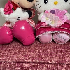電報ぬいぐるみ　ミニー　キティの画像