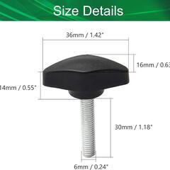 ティーウィングノブ サムスクリューM6ｘ30mm の画像