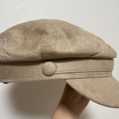 最終お値下げ！美品　ANAP キャスケット　帽子　調節可能　フリーサイズ　レディースの画像
