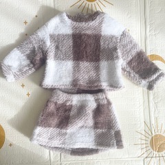 美品　最終お値下げ！sheinセットアップ　チェック柄　12-1...