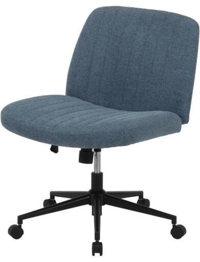 あぐらチェア デスクチェア 高さ調整可能 幅66×奥行69×高さ84cm オフィスチェア ブルー 40731\n\n