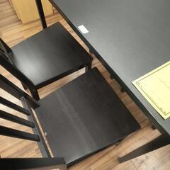 ダイニングセット4人用　ブラックの画像