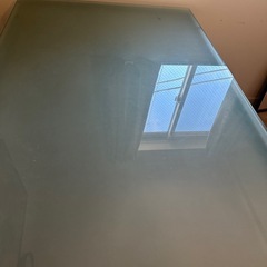 イタリア製ガラステーブル(Calligaris)