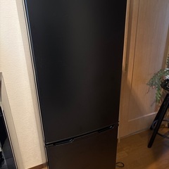 冷蔵庫　162L ブラック　美品