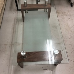 ⭐️棚板付強化ガラステーブル⭐️の画像