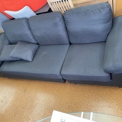 ソファ　※送料込み ソファALEXIA 3人掛け ピーコックグリーン【送料・開梱設置無料