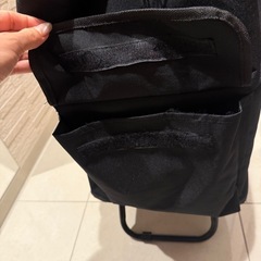 中古 ASPLUND アスプルンド ショッピングカート キャリーバッグ 保冷 軽量 ドット 買い物 バッグの画像