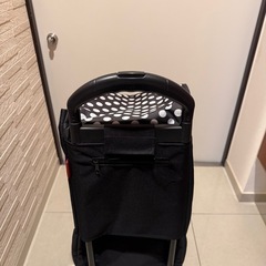 中古 ASPLUND アスプルンド ショッピングカート キャリーバッグ 保冷 軽量 ドット 買い物 バッグの画像