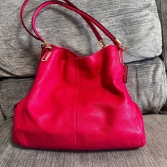 COACH☆肩掛けバッグ☆本革の画像