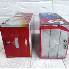 未使用 ソニー VHS ビデオカセットテープ 3本組×2パック スタンダード 標準120分 ☆ 札幌市 白石店 の画像
