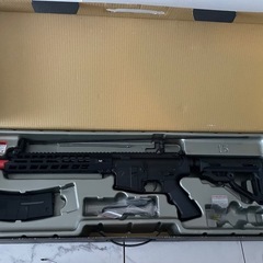 ICS  エアガン　電動　サバゲー　バッテリー付き　の画像