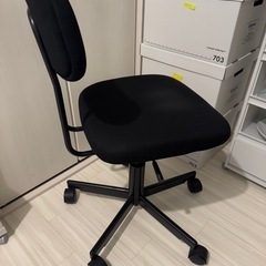 お譲りします　無印の椅子の画像