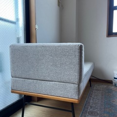 unico ウニコ ファニート オーク材 arm bench 2人掛ソファー