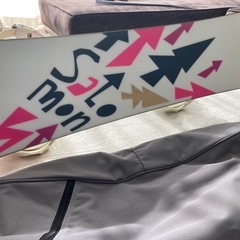 女性向け スノボ セット スノーボード SALOMON サロモン ケース付き の画像