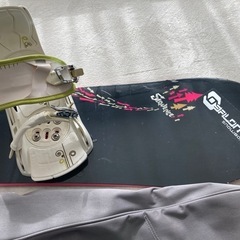 女性向け スノボ セット スノーボード SALOMON サロモン ケース付き の画像