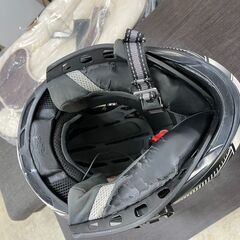 フルフェイスヘルメット　No.316　KABUTO　KAMUI-Ⅱ　Mサイズ(頭周57～58cm)　合皮部分ひび割れあり【リサイクルショップどりーむ荒田店】の画像