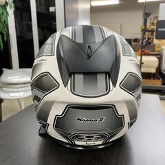 フルフェイスヘルメット　No.316　KABUTO　KAMUI-Ⅱ　Mサイズ(頭周57～58cm)　合皮部分ひび割れあり【リサイクルショップどりーむ荒田店】の画像