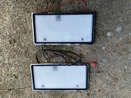 共立　LED字光式照明器具　字光式ナンバープレート　土台　KK-L0610
