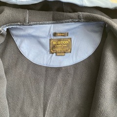 BURTON バートン スノボウェア 撥水パーカー ボンディング　Ｍ　刺繍　ジップアップの画像