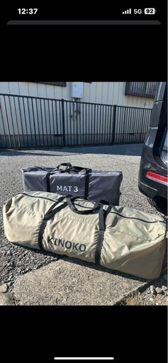 DODキノコテント➕MAT3➕ペグハンマー
