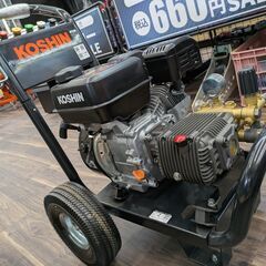 【未使用品】工進　エンジン高圧洗浄機　ＪＣＥ1510ＵＫ　箱・ディスクフィルター付　長期保管【ハンズクラフト熊本けやき通り店】【引き取り限定】の画像