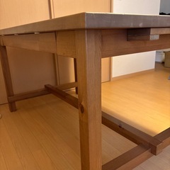 【最終値下】美品　IKEAダイニングテーブル　ノルドヴィーケン　の画像