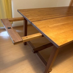 【最終値下】美品　IKEAダイニングテーブル　ノルドヴィーケン　の画像
