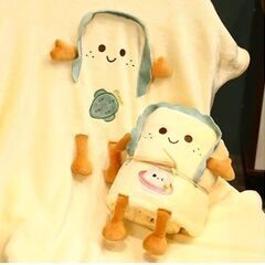 ぬいぐるみロールブランケットオフィス昼寝パンフランネル小さなブランケット空調シングル収納可能ブランケット　卸ます　転売OK　倒産品　まとめ売り　ネット商材　アマゾン引き上げ商品　メルカリ　副業の画像